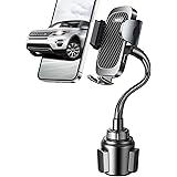 Cup Holder Phone Mount with Vent Clip Adjustable Ultra Steady Universal Cell Phone Cup Holder for Car SUV, Truck, RVs etc, Fi