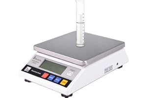 SURMOUNT WAY SurmountWay High Precision Scale 6kg x 0.1g Accurate Digtal Laboratory Lab Industrial Scientific Electronic Scale Commerical Counting Kitchen Scales Jewelry Gold Analytical Weighing(6000g,0.1g)