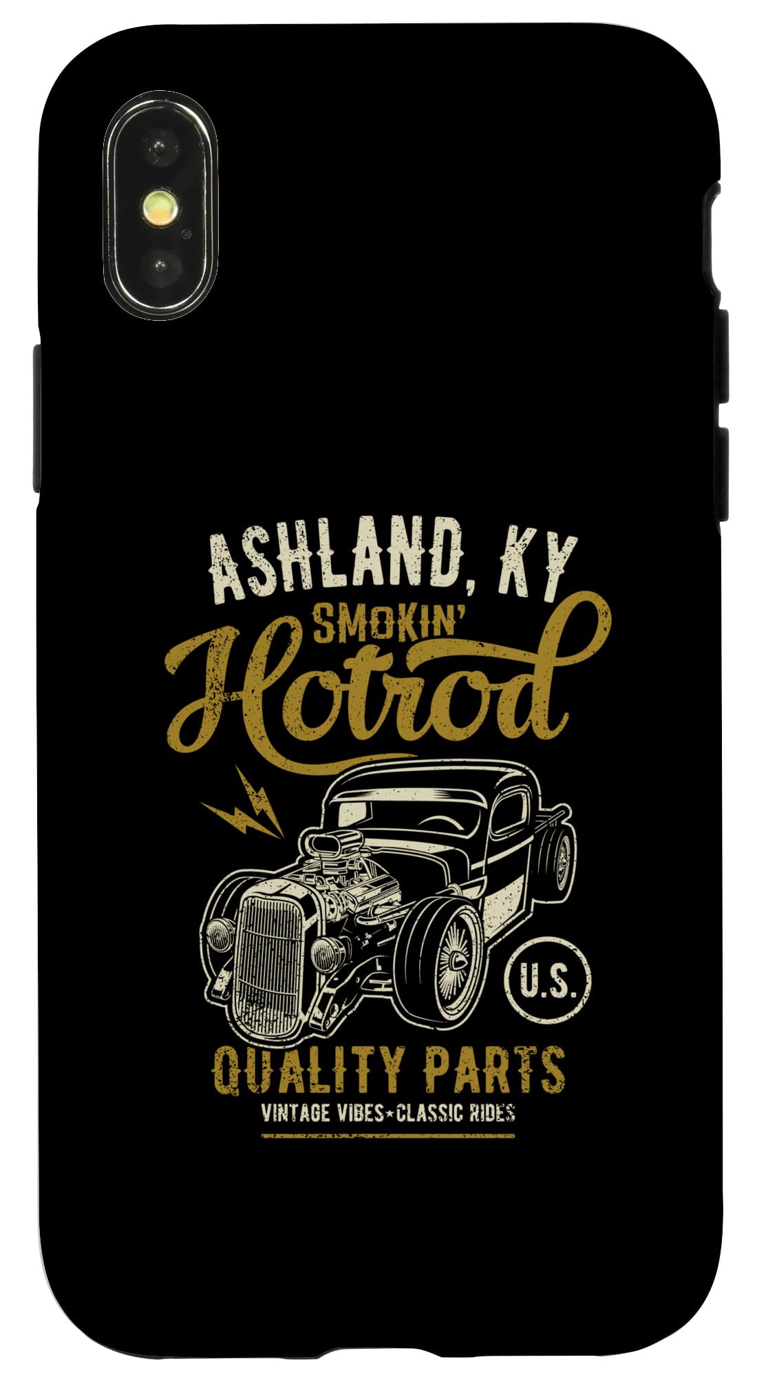 iPhone X/XS Ashland KY USA Hotrod Vintage Style Car Design Case
