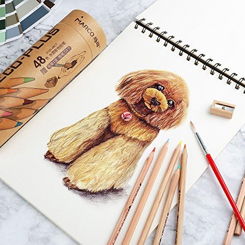 Set of 72 colored pencils for creating vibrant drawings and coloring projects.