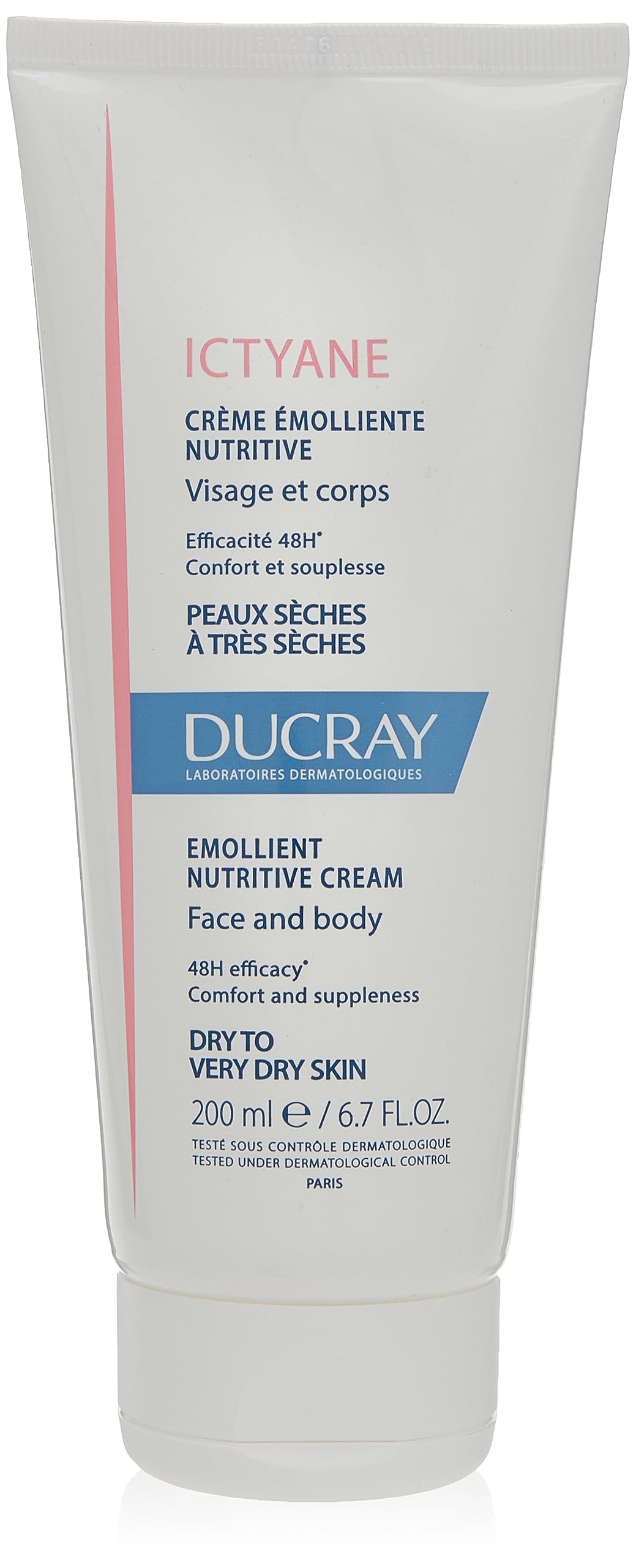Ducray Ictyane Emollient Moisturizing Cream 200ml