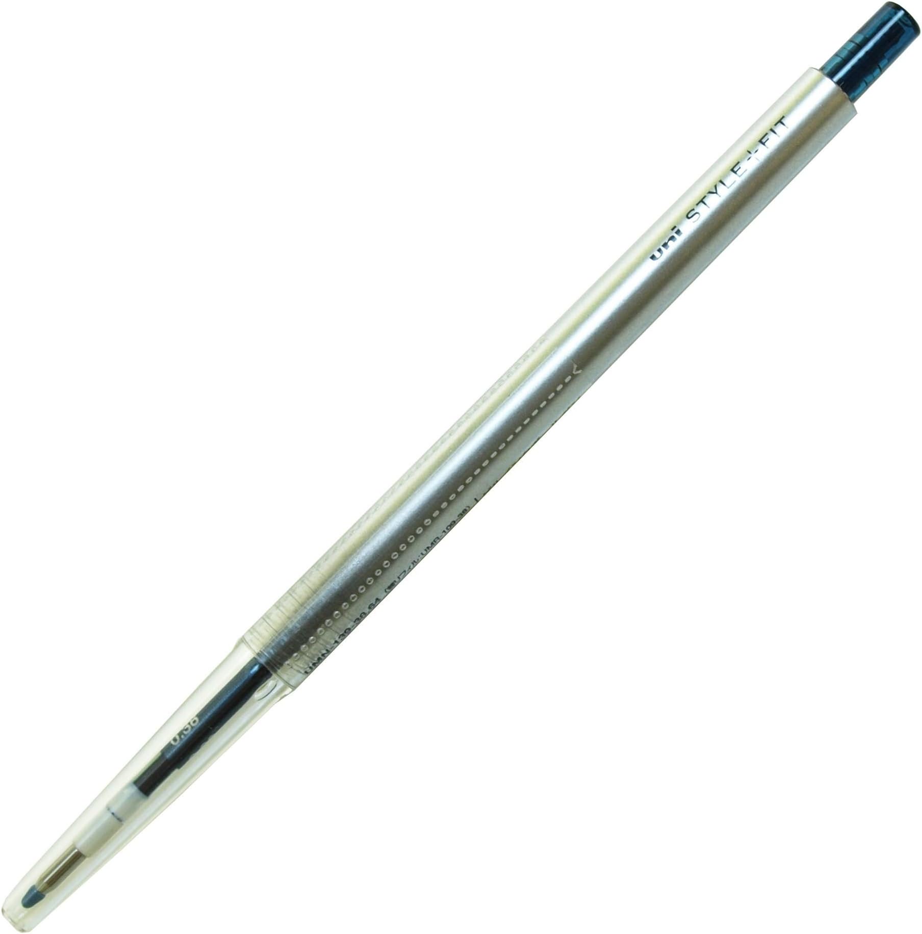 Uni Style Fit Single Color Slim Gel Ink Pen - 0.38 mm - Blue Black