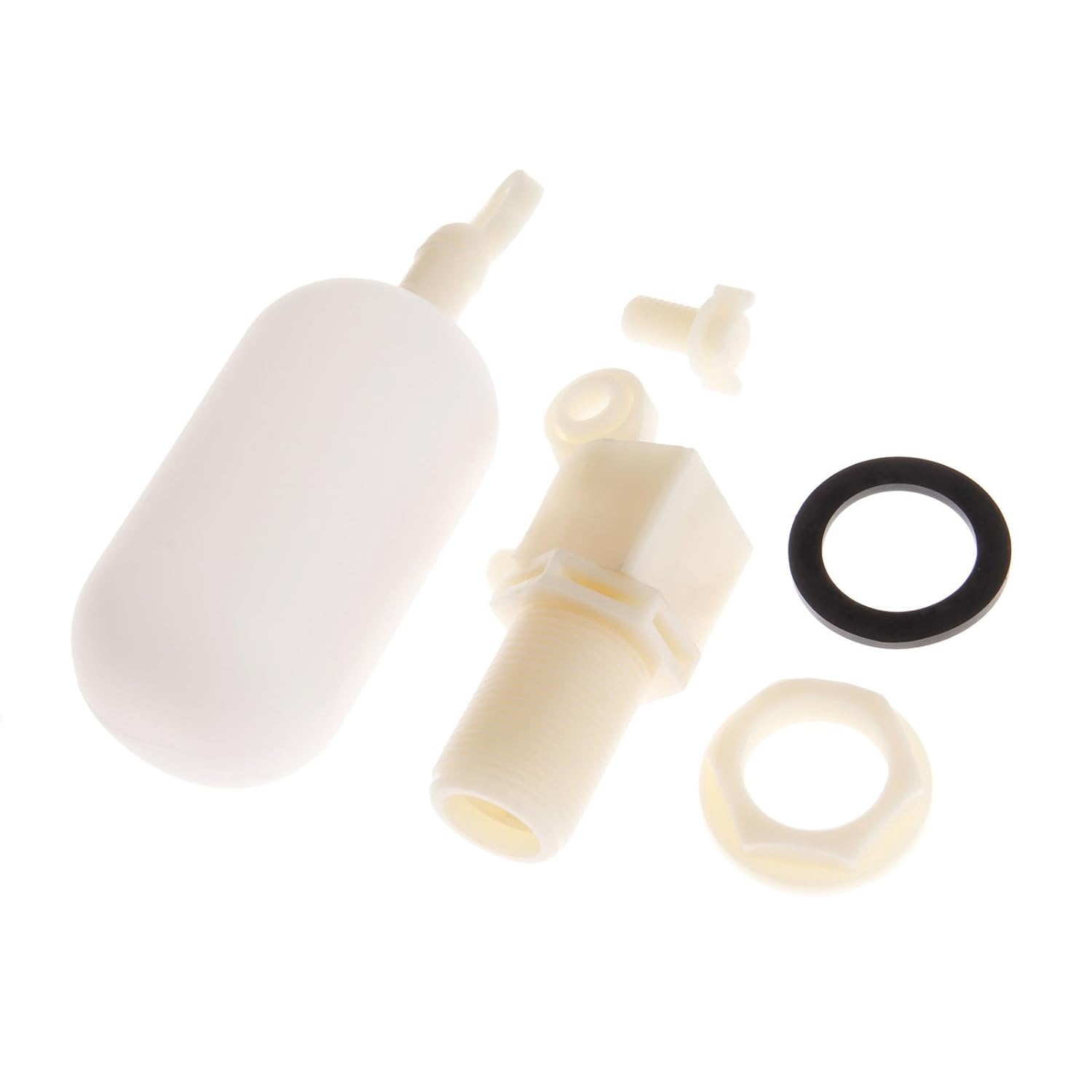 Hicello 3/4" Float Valve for Water Tank DN20/25mm Auto Fill Feed Water Humidifier Tank Small Plastic Ball-Cock Valve Shut Off with Adjustable Arm for Toilet Livestock Drinker Bowl - Image 3