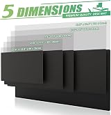 K KNODEL Large Office Leather Desk Mat 120x43cm Black Keyboard Pad view 6