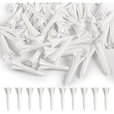 Amy Sport Unbreakable Short Golf Tees Plastic 1 1/2 Inch 120 Pack | Mini Tee for Iron and Par 3, Stable Setup for Clean Contact, Reduced Friction Side Spin Design, Bright Colors Easy to Find