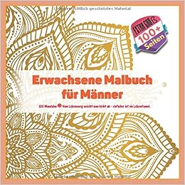 Amazon Com Erwachsene Malbuch Fur Manner 100 Mandalas Vom