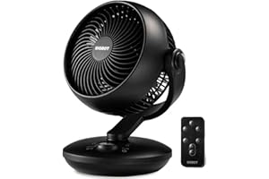 SIGBOT Fan for Bedroom with Remote,Ultra Quiet Desk Fans,with 3 Modes,8 Speeds,9-Hour Timer,10 inch,High-Velocity Cooling,Auto Oscillation Table Fans,Touch Control,for Home,Dorm&Office