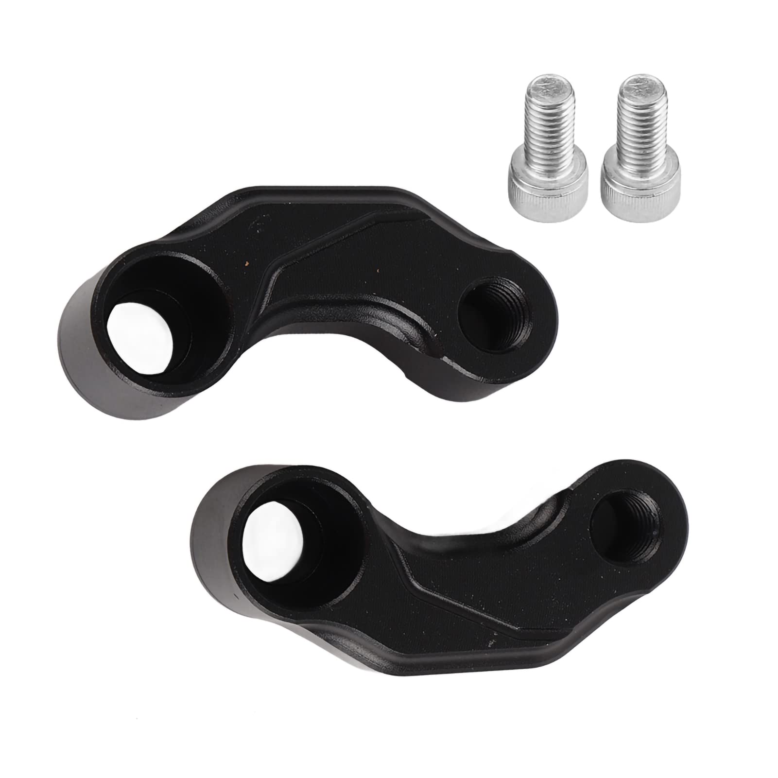 Aramox 1 Pair 10mm Motorcycle Mirrors Riser Extension Brackets Adapter for R1200GS LC/ADV 13-18 R nineT/R1200R (Right-Hand Threaded)