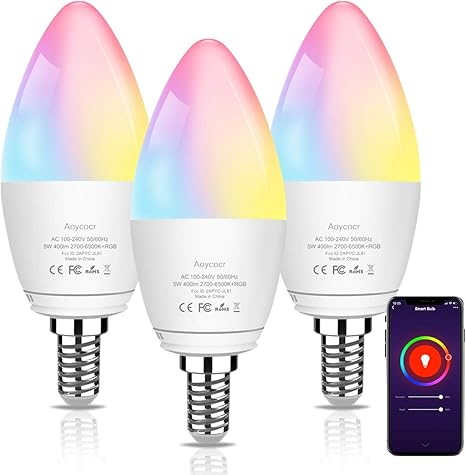 candelabra smart bulbs google home