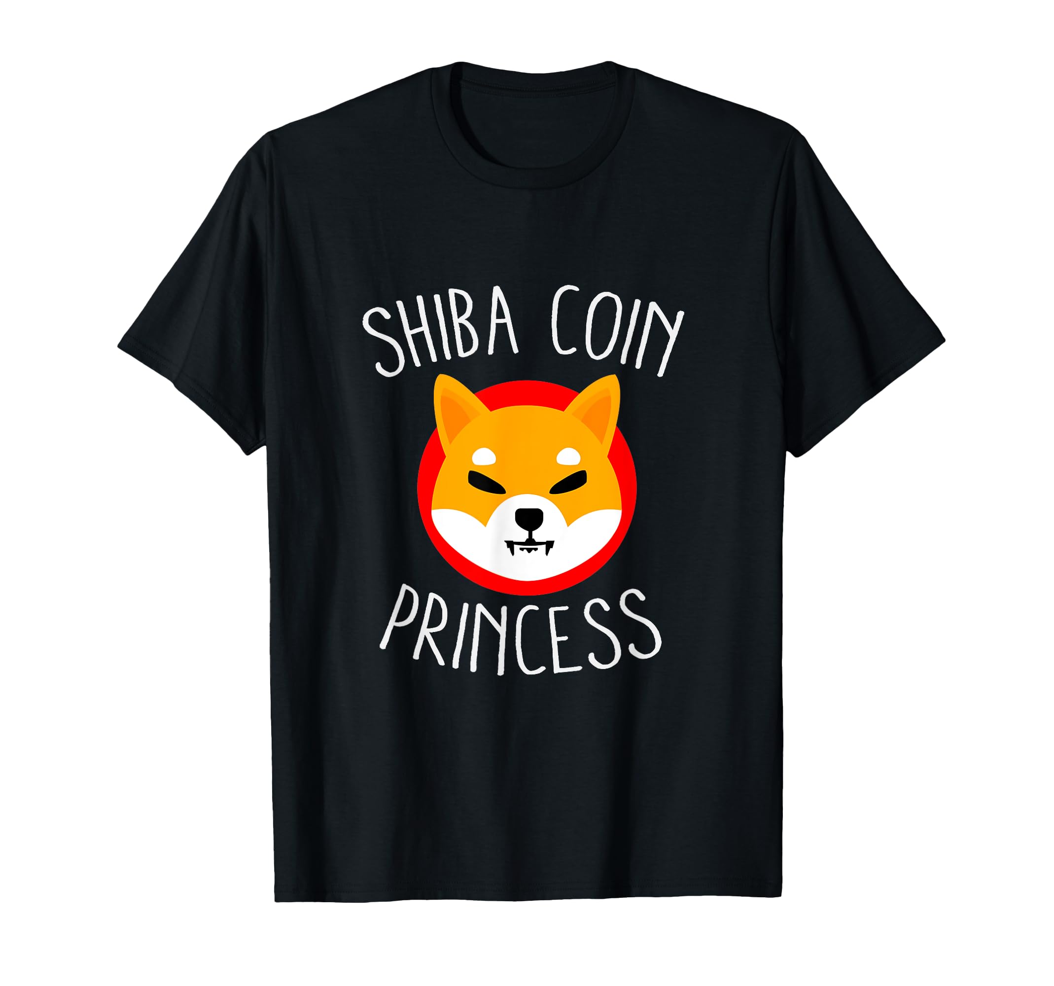Shiba Coin Princess Humorous Shib Token Cryptocurrency HODL T-Shirt