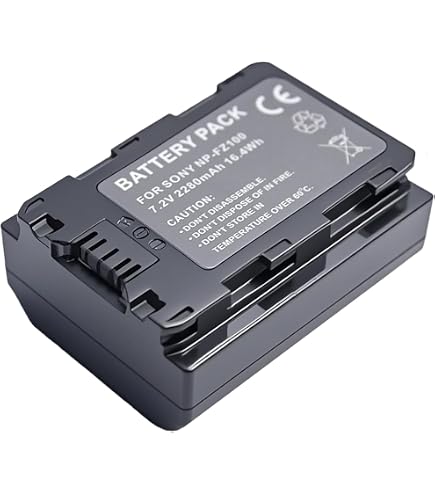 Amazon.com : Kastar 2-Pack NP-FZ100 Rechargeable Li-ion Battery