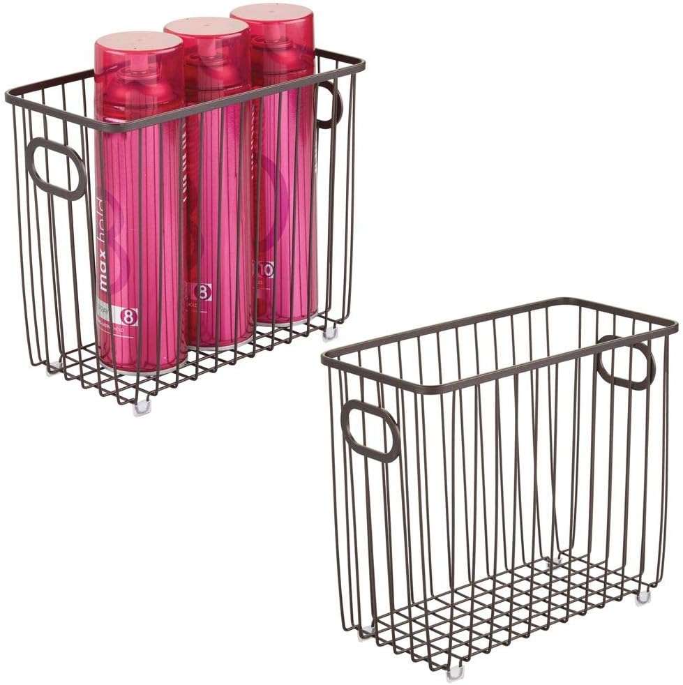 Contenedores Caja organizadora con atractivo diseño en malla de alambre