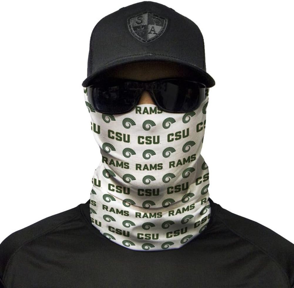 SA Company College Face Shield Mask for Tailgating Bandana, Neck Warmer Gaiter