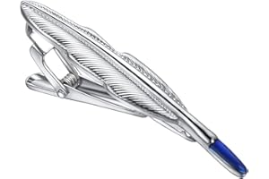 Asienice Tie Clips for Men Personalized Tie Clip Suitable For Regular Ties Classic And Minimalist Stainless Steel Tie Bar Box