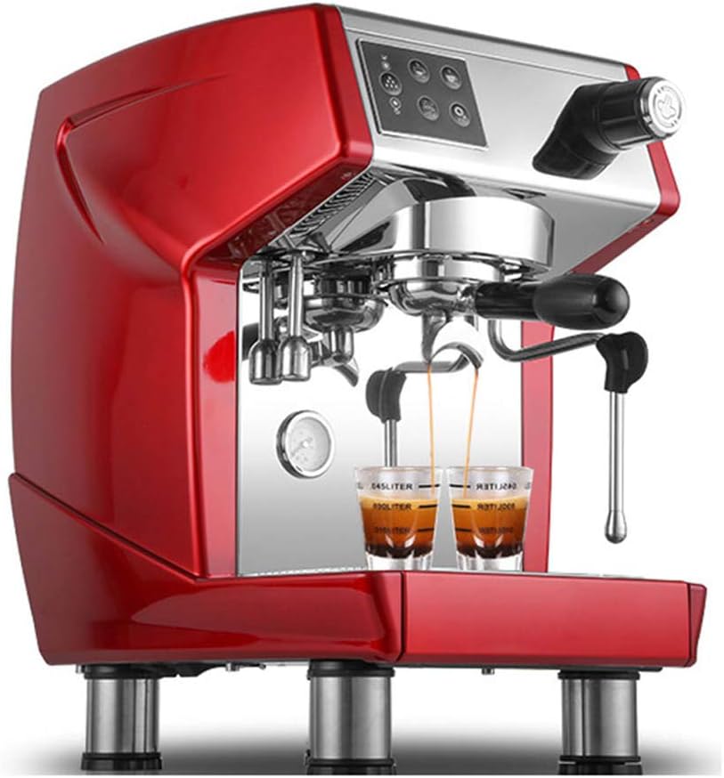 JGSDHIEU Italian-style Semi-automatic Coffee Machine ProfessionalAdjustable Flow Meter Lahua System Control Foaming Professional Commercial Household Coffee Machine