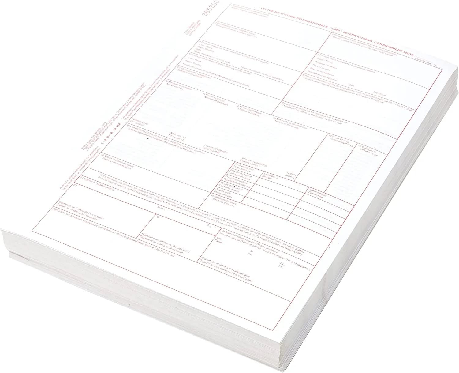 TachPro CMR Consignment Notes – 4 Pages to a set – 100 Sets Per Pad