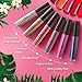Anjou 6 Colors Matte Liquid Lipstick Set, Long Lasting Creamy Waterproof Lip Gloss, All-Day Smudge Proof Makeup with Non-Toxic Formula, Christmas Gift for Wife, Girlfriend, Women