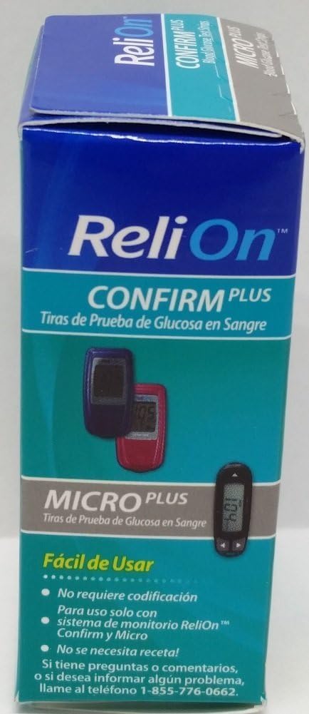 Relion Comfirm/Micro Test Strips 50 Ct: Health & Personal Care