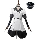 CIYASHEH Women Cosplay Costume Uniform Dress Full Set Halloween Cosplay Outfit for Women Halloween Party Suit