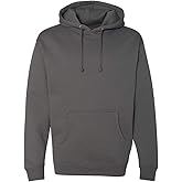 Independent Trading Co. Heavyweight Hooded Sweatshirt, L, Charcoal