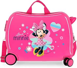 Disney (Diyl9), Maleta Infantil 2 Ruedas Multidireccionales, Rosa : Amazon.es:  Moda