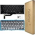 Padarsey New Replacement US Layout Backlit Keyboard Compatible for MacBook Pro 15" A1398 2013 2014 2015 Retina W/Screws(Please Confirm Your Your Keyboard Layout is US Layout!)