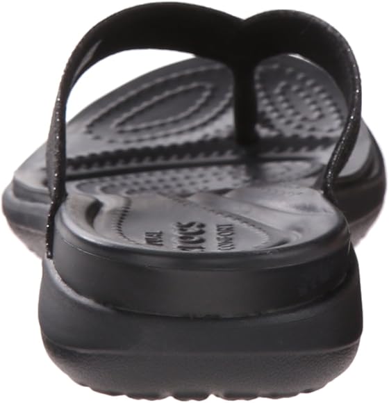 crocs women's capri v shimmer flip flop