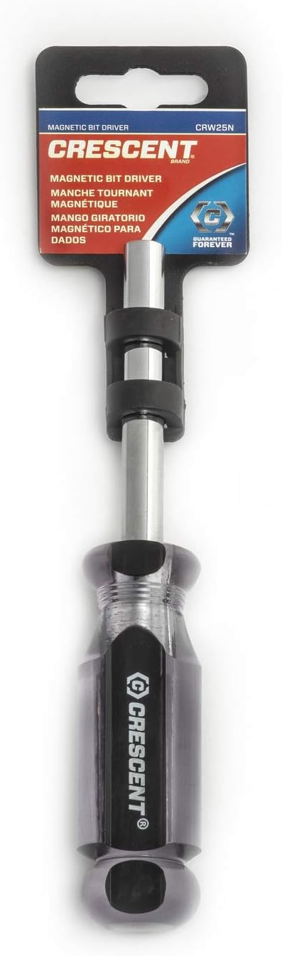 Crescent 1/4" Drive Magnetic Bit Holding Screwdriver Handle - CRW25N - - 