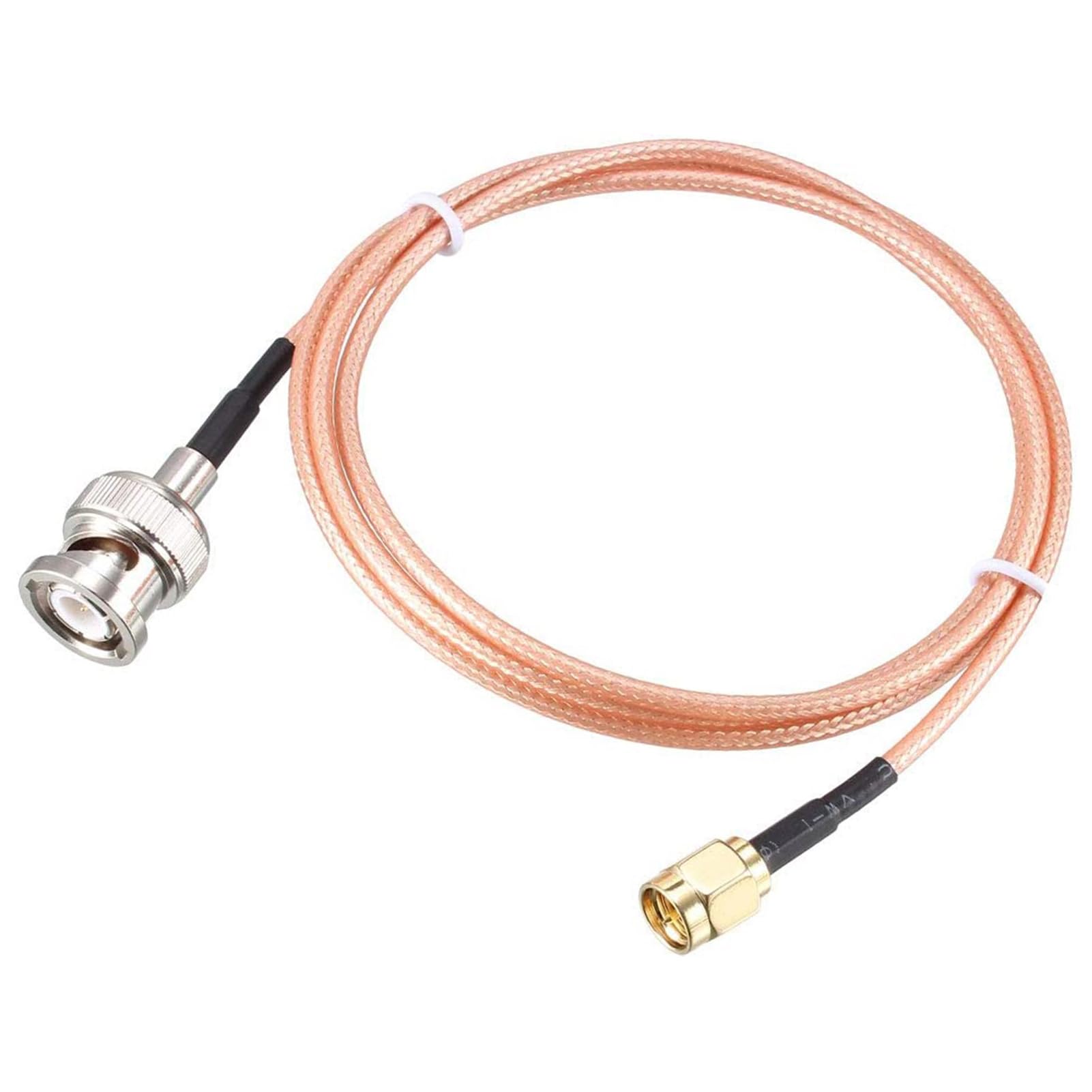 MACHSWON RG316 Coaxial Cable with BNC Male to SMA Male Connectors Low Loss Coax Cable 50 Ohm 3 Ft For CCTV,DVR,Camera,Video Signals