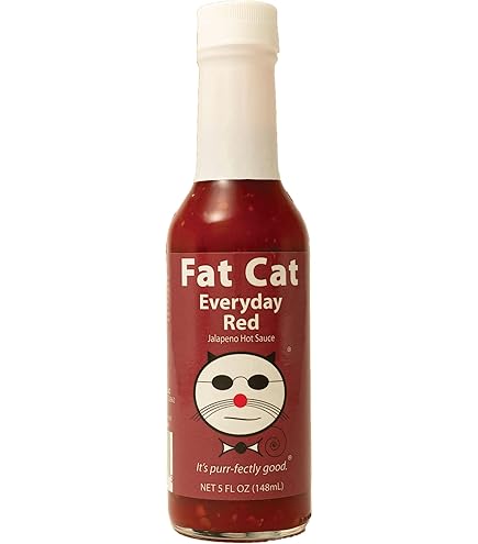 Fat Cat Guajillo Ghost Hot Sauce - Surprisingly Mild Tex-Mex Sauce & Marinade, 5oz