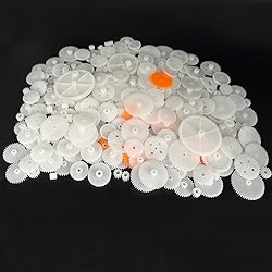 300PCS Small Motor Gears Plastic Gears for Motor RC
