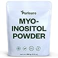 Purisure Myo-Inositol Powder, 250g, Fertility, Hormonal Balance and Ovarian Support, Pure Inositol Powder, Myo Inositol Supplement to Support Energy and Brain Wellness, Vegan, Non-GMO, 500 Servings