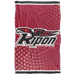 Ripon College Red Hawks Blanket, 36"x58" Logo