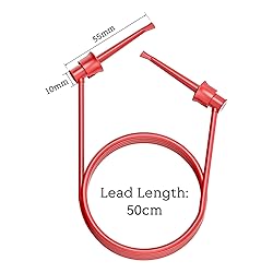 Goupchn Test Hook Clips Silicone Test Leads 5PCS