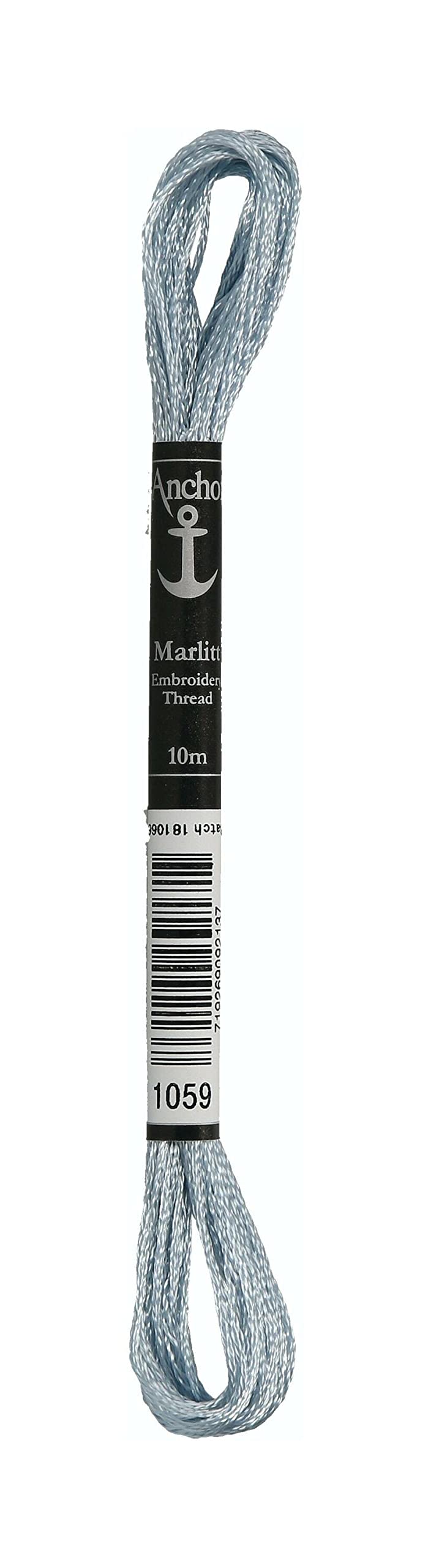 Anchor 4130000-01059 Embroidery Thread, 100% Viscose, Ciele, 10 m, 4 g