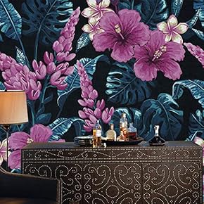 Wall Mural Tropical Rainforest Removable Self-Adhesive Large Wallpaper - 66x96 inches
