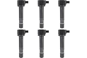 GRIZZLY AUTO Ignition Coil Pack UF713 Replacement for Honda Accord 2013-2015 Crosstour Odyssey Passport 2016-2020 Pilot 2017-2020 Ridgeline Acura 2017-2020 MDX RDX RLX TLX 3.5L V6 Set of 6