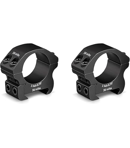 Vortex Precision Matched Rings, Set of 2 for 30mm, 1.45 Inch /36.8
