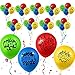 Superhero Balloons 40 pack Red Yellow Green Blue Bulk Kids Birthday Party Decorations Favors Supplies