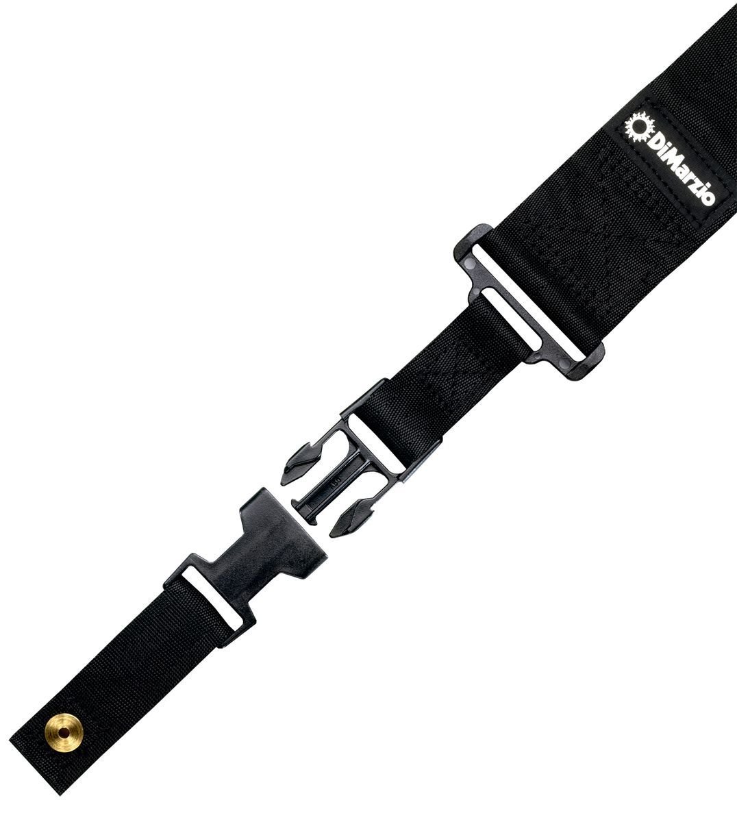 DiMarzio Black Cordura Cliplock Strap Dd2220BK