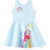Peppa Pig Dress Girls Casual Flowy Dresses for Birthday Party Toddler Girl Size 2-5 Years