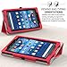 MoKo Case for Fire 2015 7 inch - Slim Folding Cover for Amazon Fire Tablet (7 inch Display - Previous 5th Generation, 2015 Release Only), RED