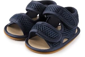 Baby Girls Boys Soft Summer Beach Sandals Casual Dress Shoe Anti Slip Rubber Sole Outdoor Flats Toddler First Walker Shoes