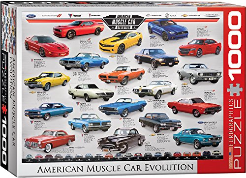 EuroGraphics Muscle Car Evolution Jigsaw Puzzle (1000-Piece)