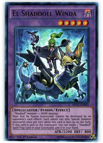 Yu-Gi-Oh! - El Shaddoll Winda (MP15-EN093) - Mega Pack 2015 - 1st Edition - Ultra Rare