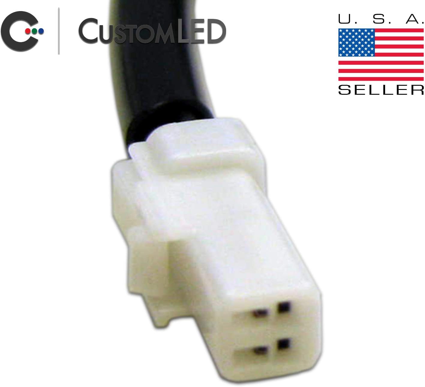 OEM Turn Signal Connector Pair, 2Wire, Fits Select Ducati