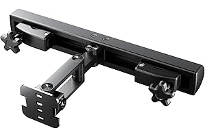 SEVENTOUR Car Headrest Monitor Car TV Mounting Bracket for Monitors with Snap-on Backplates,Retractable Swivel Design, Mount is Suitable for a Variety of car Models (1 pc)