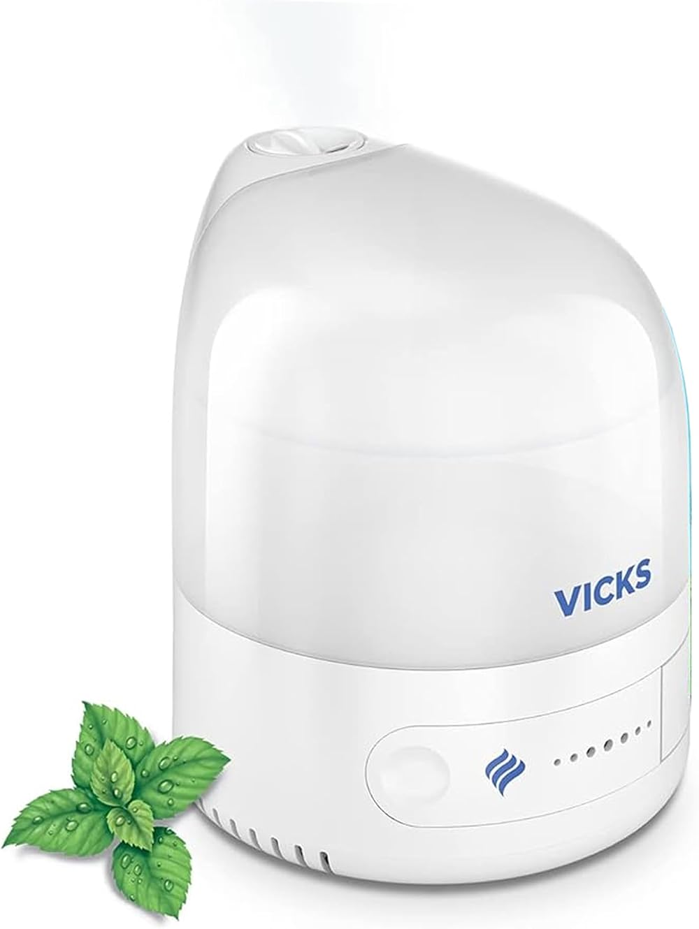 Vicks Personal Cool Mist Ultrasonic Humidifier VUL510 Small Quiet Nursery Office
