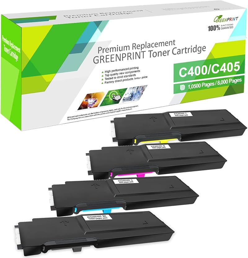 4 Colors Compatible Toner Cartridges for Xerox VersaLink C400 C405