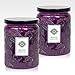Aromatherapy Scented Candles - Great for Minimalistic Home Decor, Stress Relief, and Gift Set of Two 16 Ounce Mason Jar Candles (Island Orchid)